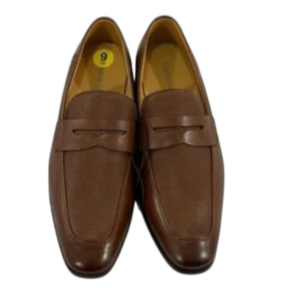Calvin Klein Men's Brown Penny Loafers Slip-Ons (NWOB) - Picture 3 of 9